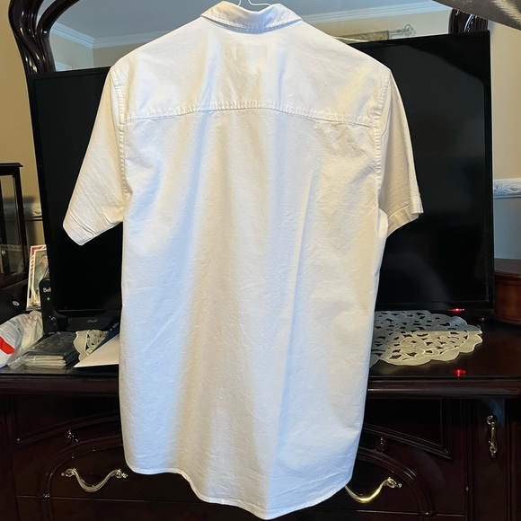 TOPMAN white short sleeve button down shirt - Picture 4 of 5